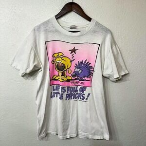 90's cartoon life is full of Little pricks single stitch tagged size large